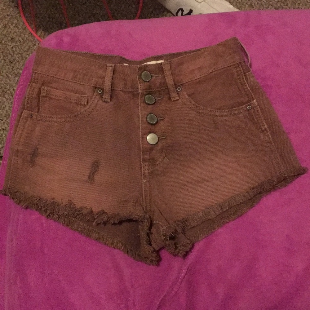 BULLHEAD pink denim shorts! SIZE 23 !
